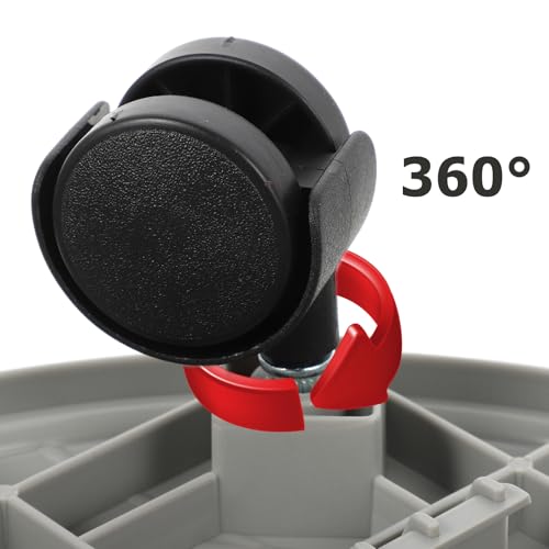 Base de rouleau pour pots de fleurs 30 cm pour déplacer sans effort - 4