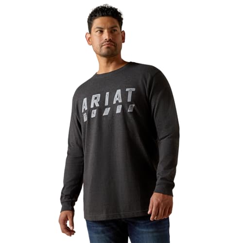 Image of ARIAT Men's Rebar Cotton Strong Logo Short Sleeve T-Shirt