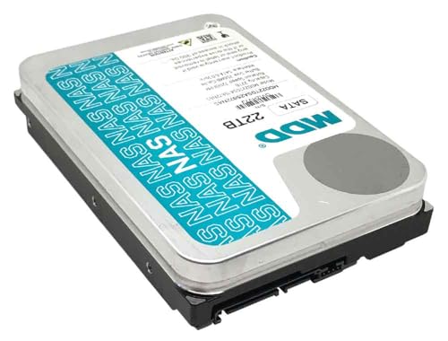 Image of MDD (MDD22TS25672NAS) 22TB 7200RPM 256MB Cache SATA 6.0Gb /s 3.5inch Internal NAS Hard Drive - 5 Years Warranty (Renewed)
