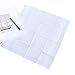 Mydio 13 Pack Pure White Cotton Handkerchiefs,Fine Men's Handkerchiefs