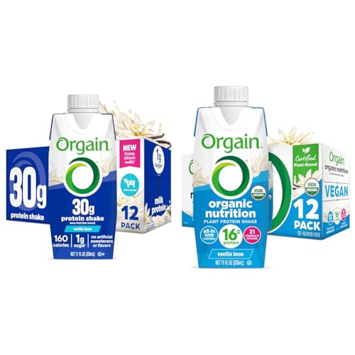 Shake Proteico Orgain Vainilla 12 Unidades 330 ml miniatura 1