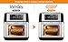 Innsky Freidora sin Aceite 10L, 1500W Freidora Aire con 10 Programas, Air...
