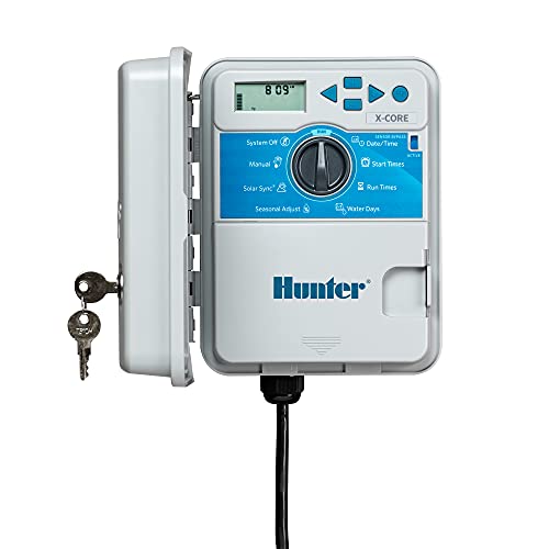 Hunter Beregnungscomputer, X-Core 401 4 Stationen (outdoor), Silberfarben