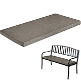 O·Lankeji Bankauflage 120x40x5cm Abnehmbarer Bezug, Bankkissen Hochwertige Schaumstoff, Sitzpolster Bank rutschfeste, Sitzkissen Bank für Outdoor, Gartenbank, Terrasse, Fensterbank