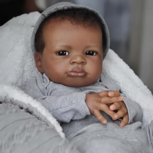 Muñeca Reborn Bebé Realista de 19 Pulgadas con Cuerpo Completo y Vinilo miniatura 1