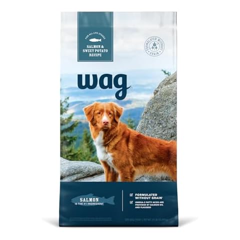 Amazon Brand - Wag Dry Dog Food Salmon & Sweet Potato Cover
