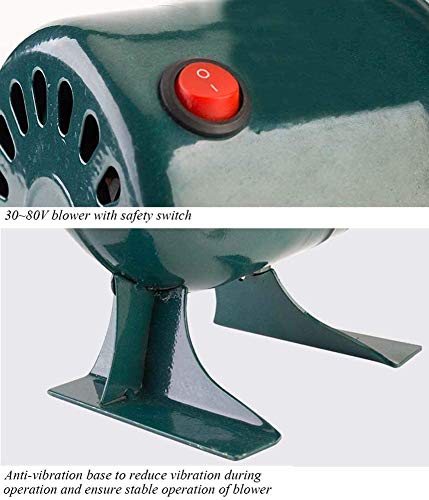 Souffleur de forge électrique 220V 30W avec variateur de vitesse pour barbecue
