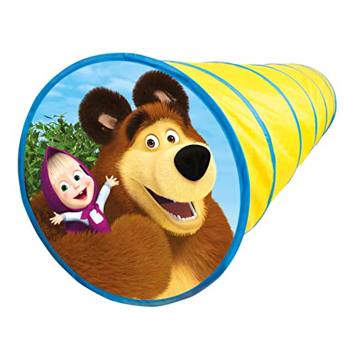 Mascha und der Bär Túnel de Juego Masha y el Oso, Juguete Infantil (túnel Infantil para Interior y Exterior, Juguete Adecuado para niños a Partir de 3 años, Dimensiones: 180 x 48 cm), Multicolor Mascha und der Bär Túnel de Juego Masha y el Oso, Juguete Infantil (túnel Infantil para Interior y Exterior, Juguete Adecuado para niños a Partir de 3 años, Dimensiones: 180 x 48 cm), Multicolor