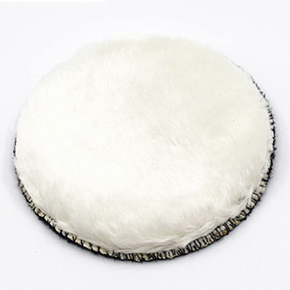 20 szt. 125 Mm podkładka do polerowania samochodu 5 cali polskie podkładki do woskowania Polerka z włókna Bonnet Pielęgnacja lakieru samochodowego, biała