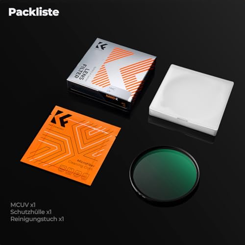 K&F CONCEPT K-Serie 67MM MCUV Pro UV-Filter Slim MC UV Schutzfilter Ultraviolett-Filter