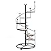 FCXBQ Soporte de Planta de Escalera de Caracol de Hierro, Estante de Estante de decoración de Flores con Capacidad para 6 macetas