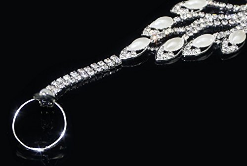 Bellady Women's Foot Chain 2 Pcs Barefoot Sandals Anklet Beach Wedding Jewelry,Silver_Style 8 #TOP4