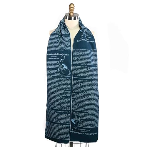 Alice in Wonderland Italian Wool Scarf3