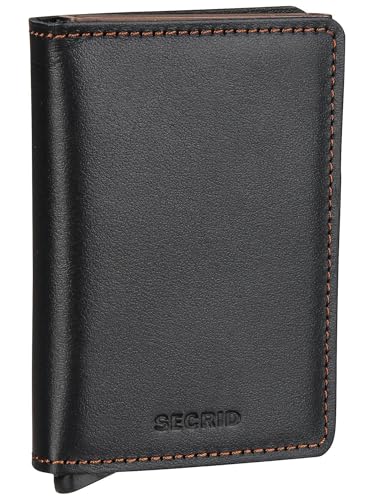 Image of Secrid Slim Wallet Original Leather With Rfid Safe Card Case