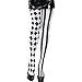 Produktbild Bristol Novelty BA998 Harlekin Strumpfhose, Schwarz/Weiß, Damen, Einheitsgröße
