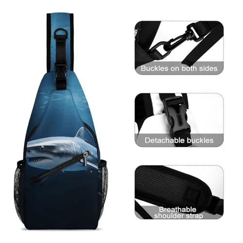 Bolso bandolera sport casual para senderismo 38x20 cm miniatura 3