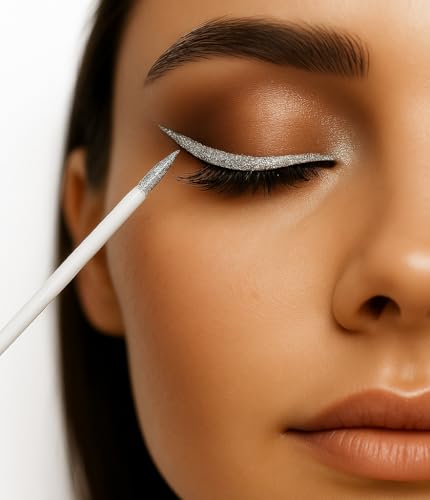 Image of Sedell Paris 24H Long-Wear Liquid Shiny Eyeliner - Ultra-Fine Brush Tip for Precise Application, Radiant Gloss, and All-Day Hold