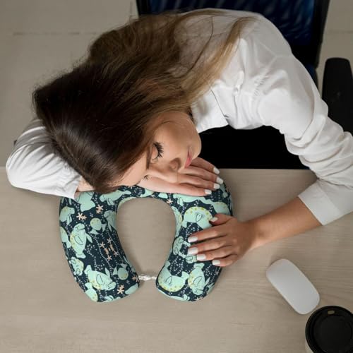 Almohada espuma viscoelástica tamaño único cuello U miniatura 7
