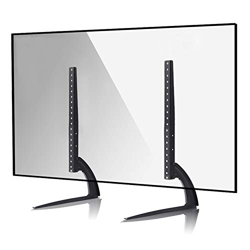 Universal Soporte TV Mesa TV de Pie Peanas para TV Pedestal de TV 27-55 Pulgadas LED/LCD/Plasma Pantalla Curva hasta 40kg MAX. VESA 800x400mm