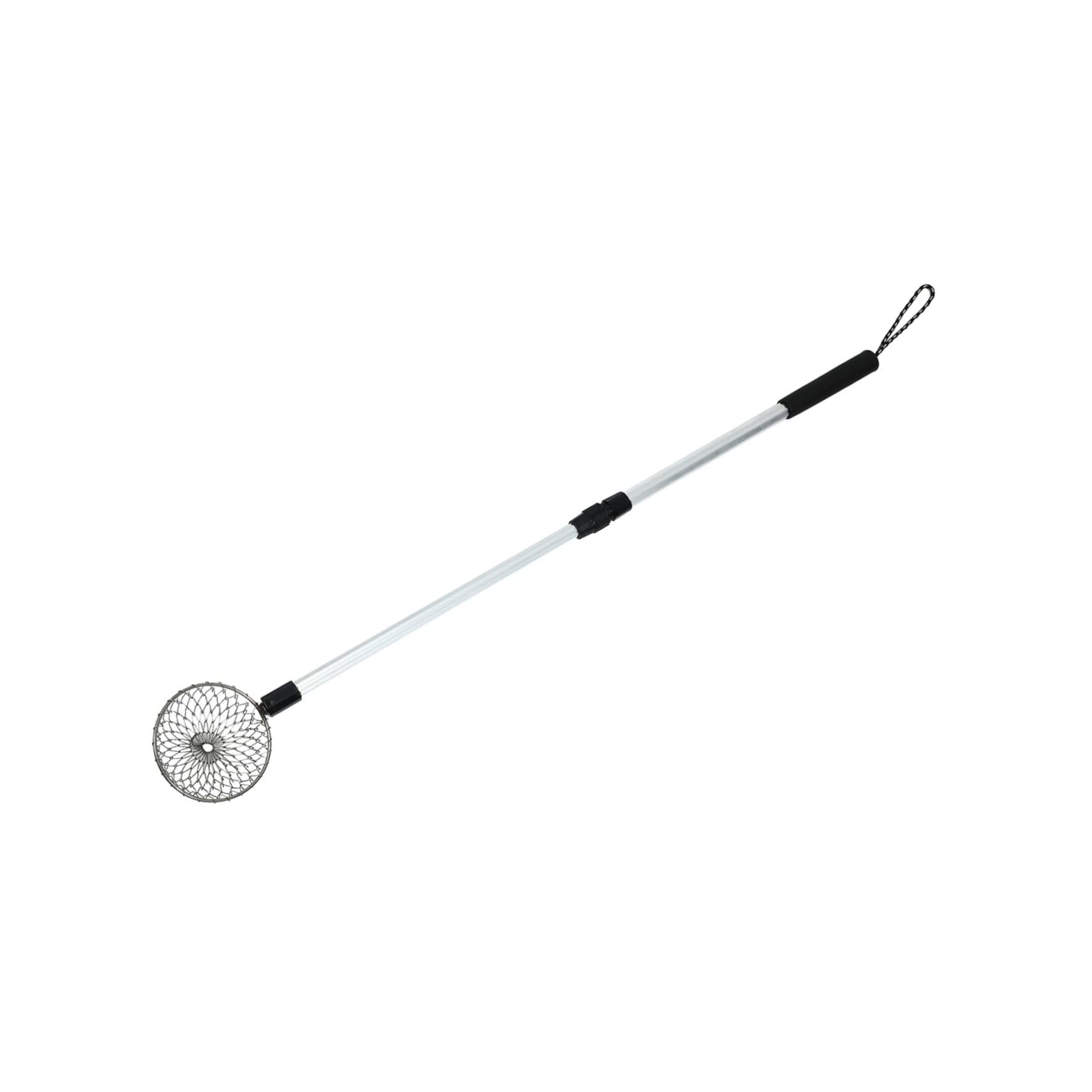 GRIRIW 1pc Ice Fishing Ice Scoop Retractable Handle Steel Wire Net Winter Fish Net Strainer Random