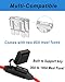 2 Pack Inline Maxi Fuse Holder - 6 AWG 12V Automotive Blade Fuse Holders with 2 Pcs 80 AMP Maxi Fuses