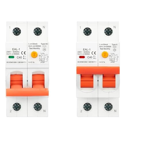 Disjoncteur différentiel type A 40A 30mA pour borne de recharge IRVE