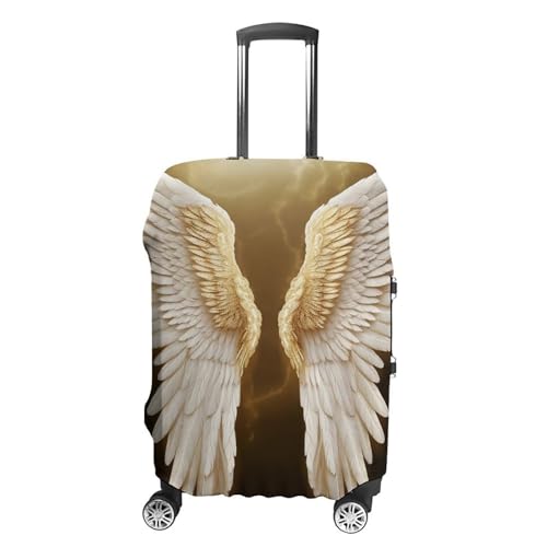 Angel Wing Luggage Cover, Washable Elastic Suitcase Cover Protector Fit 18-32 Inch Luggage