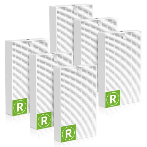 Image of HPA300 HEPA Air Purifier Filter R for Honeywell HPA300 HPA200 and HPA5300 Series, 6 Pack H13 True HEPA Filter Compatible with Honeywell Filter-R, HRF-R3