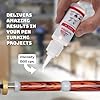 BondXtra Thick Viscosity 8 oz. Premium CA Glue for Woodworking with Extra Bottles, Caps and Microtips, Super Glue Kit for Woodturning, Plastic, Wood and DIY Craft