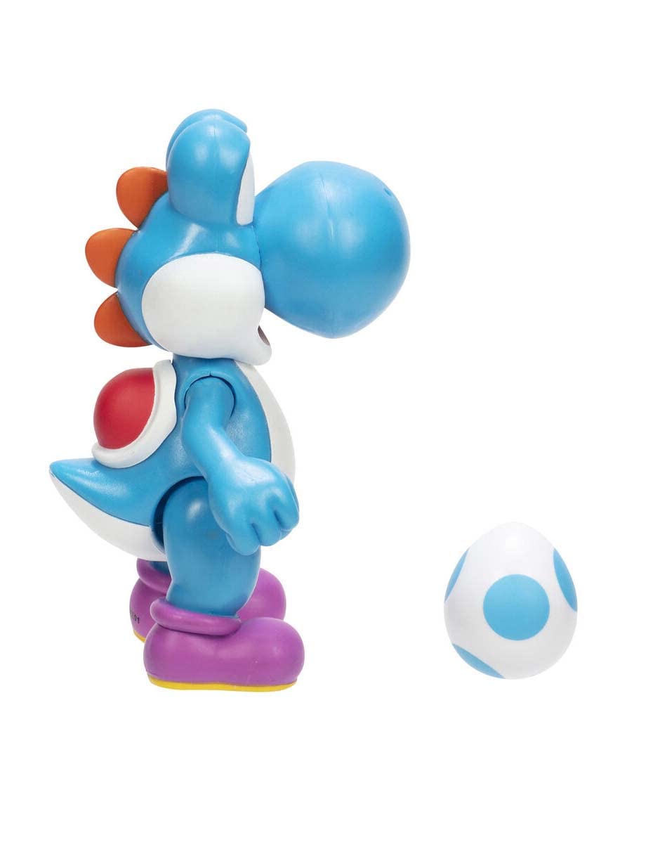 Super Mario 4" Yoshi Figure with Accessories, Multicoloured, 4 inches - Image 4