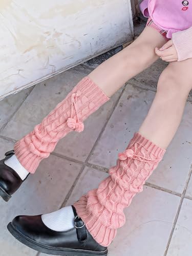 Image of Lebaley Kawaii Leg Warmers Y2K Harajuku Legs Warmer for Girls Women Lolita Accessorie Gothic Long Sock Winter Ankle Warmers
