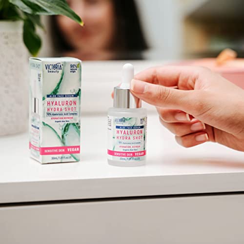 Victoria Beauty 10% Hyaluronic Acid Serum for Face with Niacinamide and Aloe Vera - Image 2