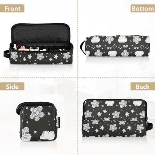 Bolsa de viaje resistente al calor Flower Element Marble para herramientas de cabello, incluye tapete resistente para planchas, rizadores y otros accesorios para el cuidado del cabello miniatura 5