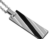Kette mit Anhänger im ausgefallenen Design dank individueller Wunschgravur eine tolle und persönliche Geschenkidee Lieferumfang: 1 Gravierter Anhänger, 1 Kette, 1 Schmuckbeutel