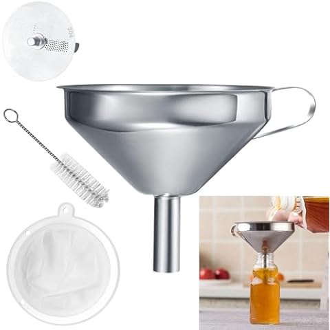 Durable Stainless Steel Kitchen Funnel Set Cover