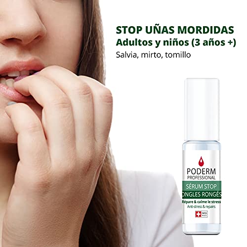 PODERM - SERUM STOP NAGELBIJTEN | Alternatief voor bittere nagellak | 100% natuurlijk anti-stress | Activeert de groei… - Afbeelding 4