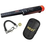 Hand Held Pin Pointer Metal Detector Portable GP-Pointer Weatherproof Black Gold Finder with LED Light for Low Light Uses