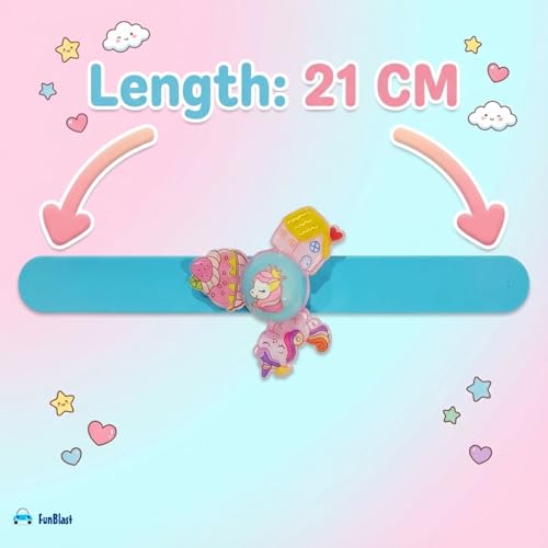 Image of FunBlast Space Wrist Band for Kids - Kids Wrist Bands for Boys and Girls, Slap Band Cute Bracelet with LED Light Up, Return Gift for Kid