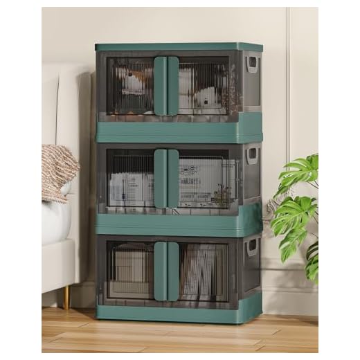 Collapsible Storage Bins with Wheels