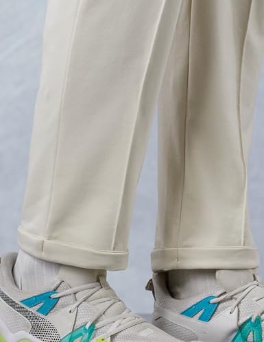 Image of Amazon Brand - Symbol Men Cotton Rich Strechable Terry Knit Pants - Regular Fit