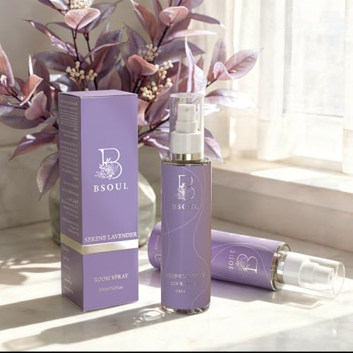 Image of BSOUL Air Freshener Spray 100 ML Pack Of 2 Lavender | Calming Floral Room & Nature Inspired Fragrance for Car Non-Toxic & Long-Lasting Room Freshener