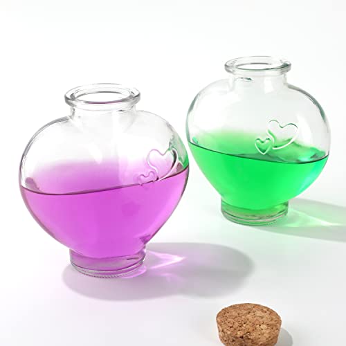 Miniatura 9 de Magic Season Botellas De Cristal Decorativas Con Tapón De Corcho 355 Ml, 2 Unidades