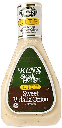 Ken's Steak House Lite Dressing, Sweet Vidalia Onion, 16 Ounce #TOP24