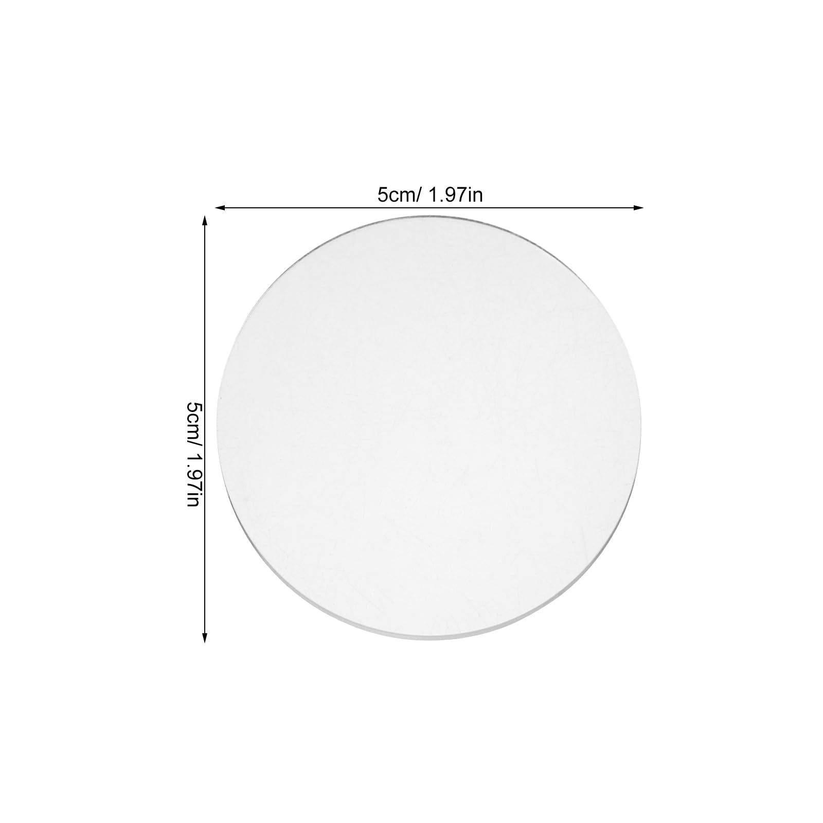 Copri Lampadina Faretto Mr16Gu10 30 Pezzi Lente Acrilica Trasparente 5 CM Spessore 2 MM per Faretti da Esterno e Interno, Uso in Giardino e Ambienti Domestici