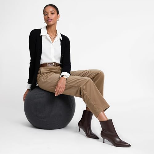 Modatope Ankle Boots for Women Pointed Toe Kitten Heel Fall Boots for Women Short Dress Party Casual Booties4