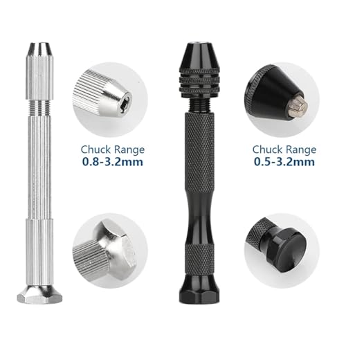 Mini perceuse à main robuste en aluminium et ses forets HSS de précision