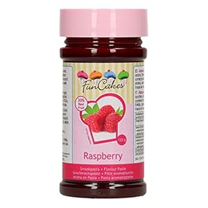 FunCakes Smaakpasta Framboos: Smaakstoffen, Aroma, Heerlijke smaak, Perfect voor Taartdecoratie, Geschikt voor Beslag en…