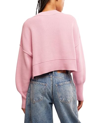 Image of Free People Women's Easy Street Crop Pullover