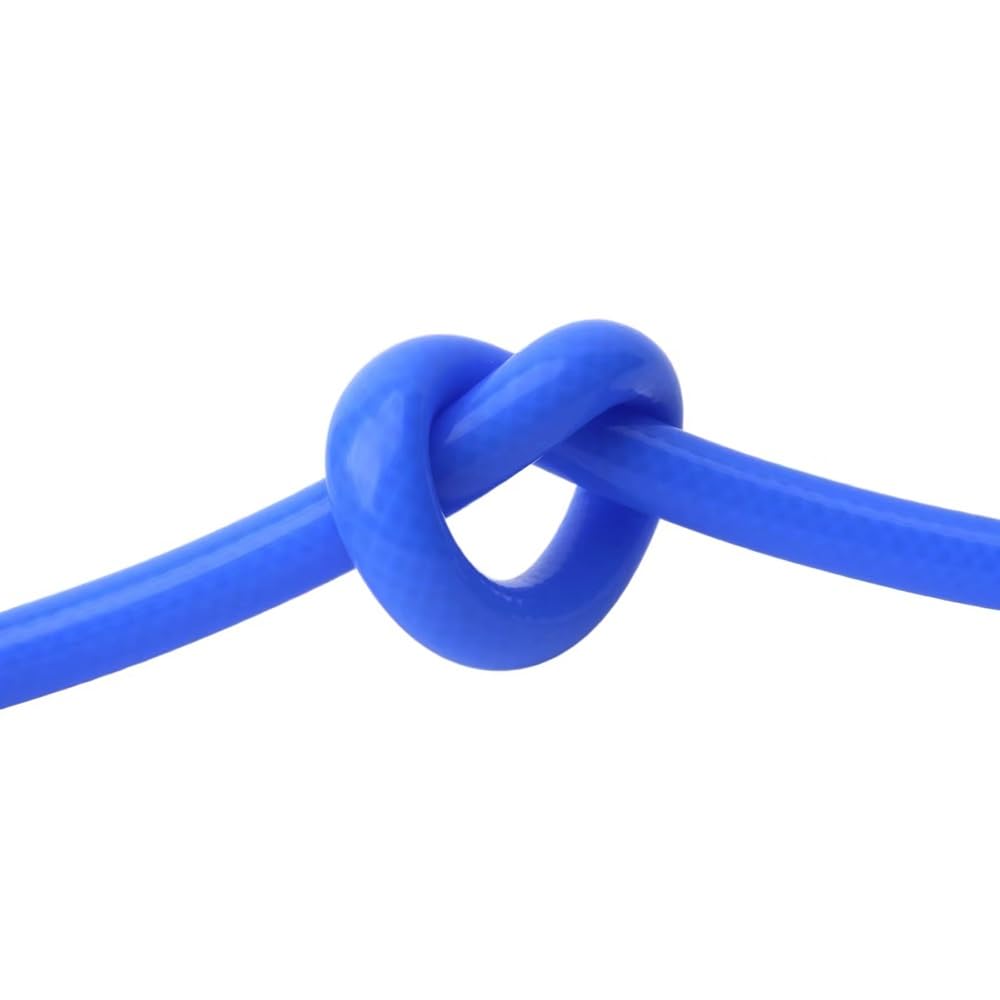 Tubo Trenzado De Silicona De Grado Alimenticio Azul, Opciones De 1M/2M/5M, ID4-ID19mm, Manguera Flexible Resistente Al Calor Y Al Frío For Dispensadores De Agua(5M,ID14mm x OD21mm)