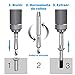 Extractor de Tornillos, [6 pcs] Diyife Extractor de Tornillos Rotos,uego de 6...